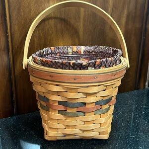 Longaberger 1996 Shades of Autumn Basket